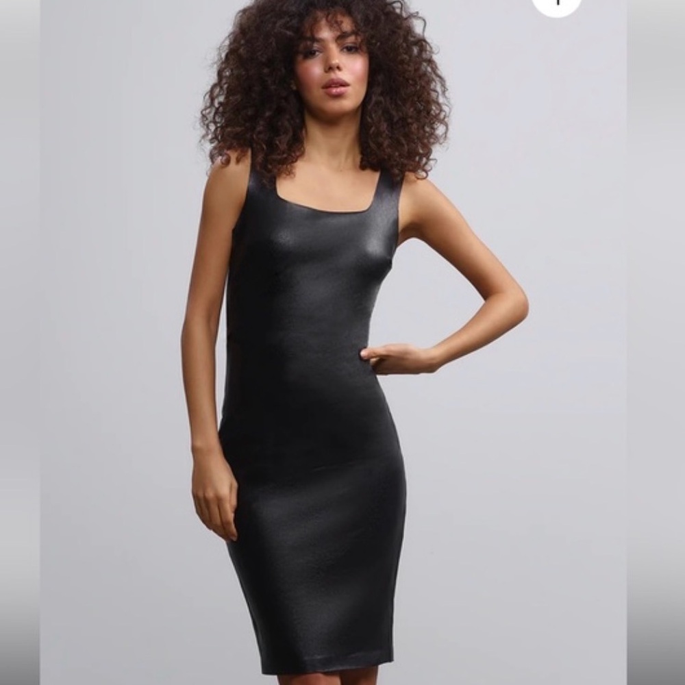 Commando Black Sleek Midi Tank Dress
